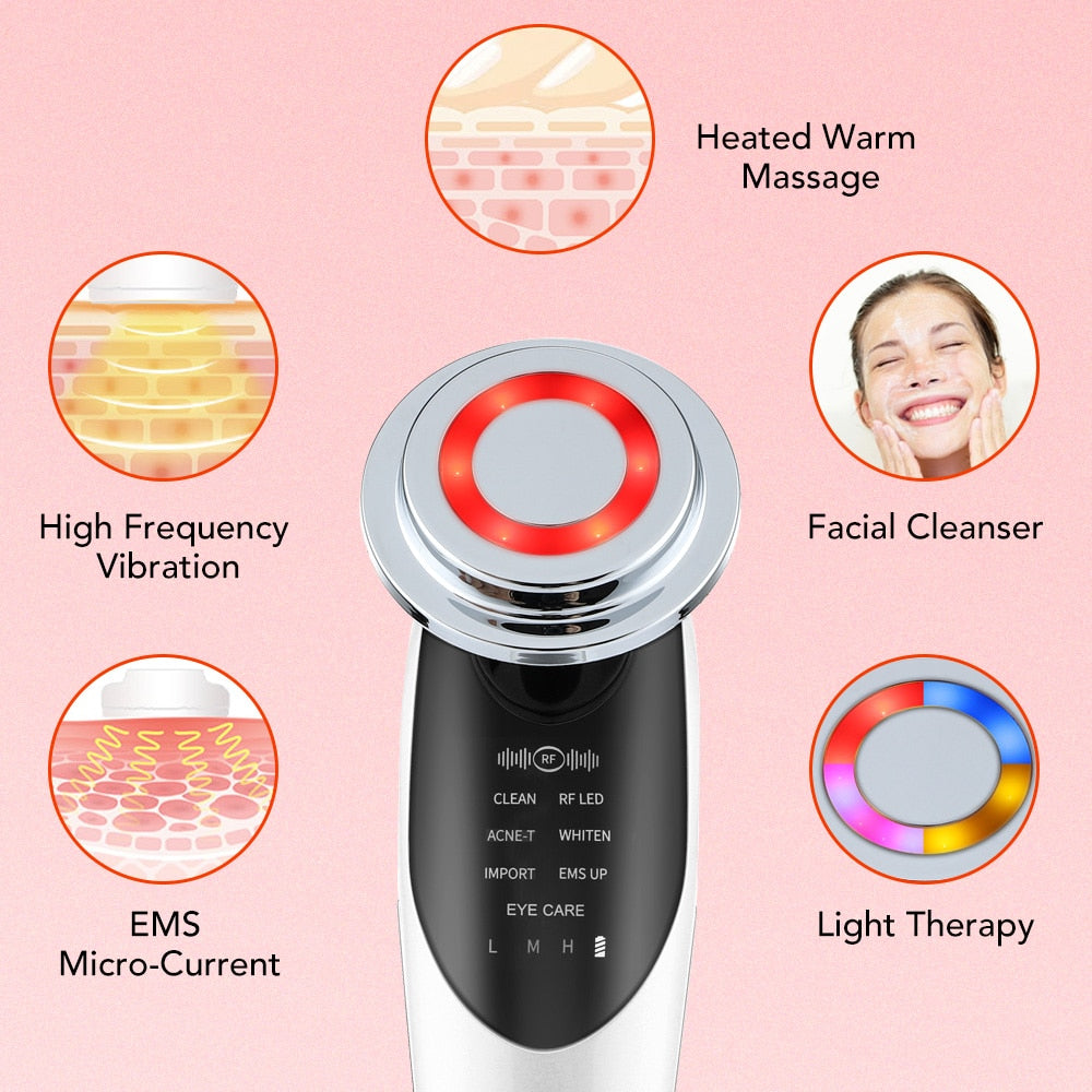 EMS Facial Massager  + Ultrasonic Skin Spatula